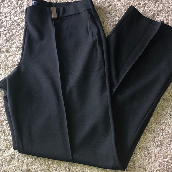new york clothing company Pants - NWOT Silver Accented Black Slacks